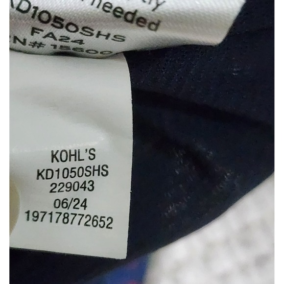 Draper James Split Neck Floral Blouse Top Short Puff Sleeve Prep  M - Picture 7 of 10